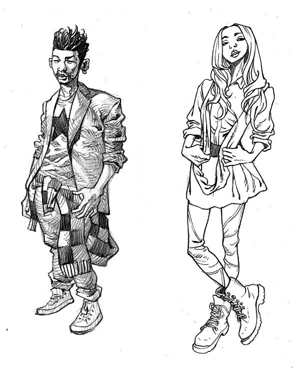 一些平时的人物设计（图ZNTc3ODI3Mjg=） - 商业插画 - 站酷设计师杨咩原创素材 - 站酷ZCOOL