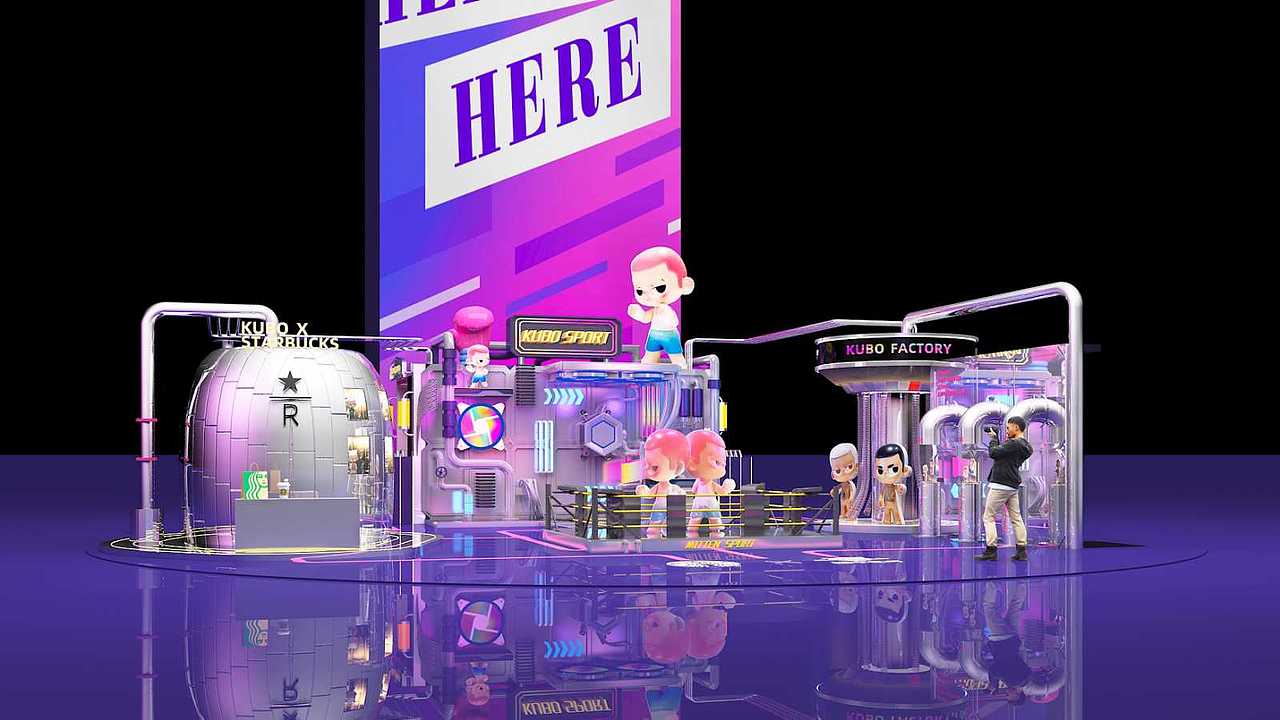 益田假日广场周年庆美陈设计