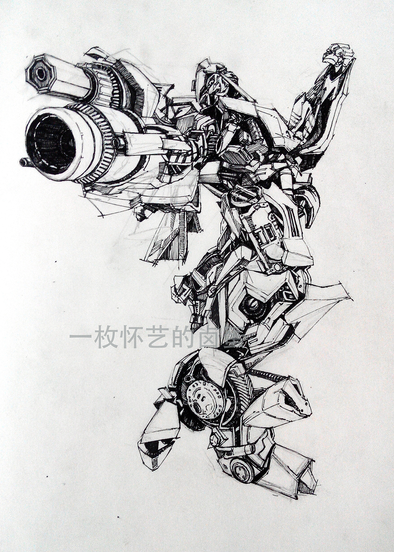 变形金刚之大黄蜂（图ZMjk3MTgyODQ=） - 绘画 - 站酷设计师一枚怀艺的卤蛋原创素材 - 站酷ZCOOL