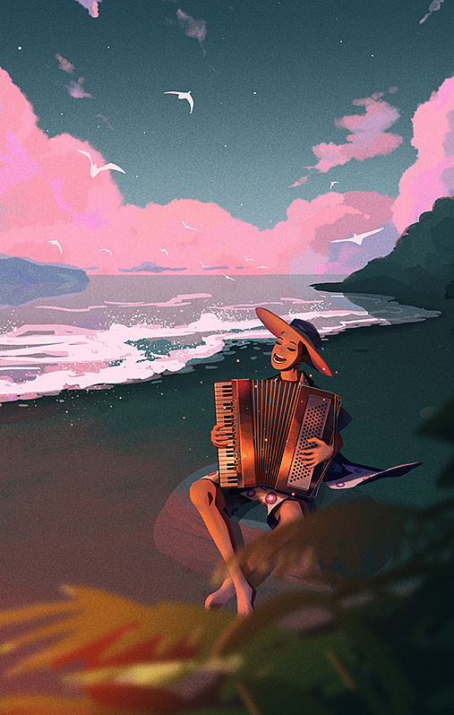 远方的声音（图ZMTY1OTYxNjAw） - 创作习作 - 站酷设计师幻石zzz原创素材 - 站酷ZCOOL