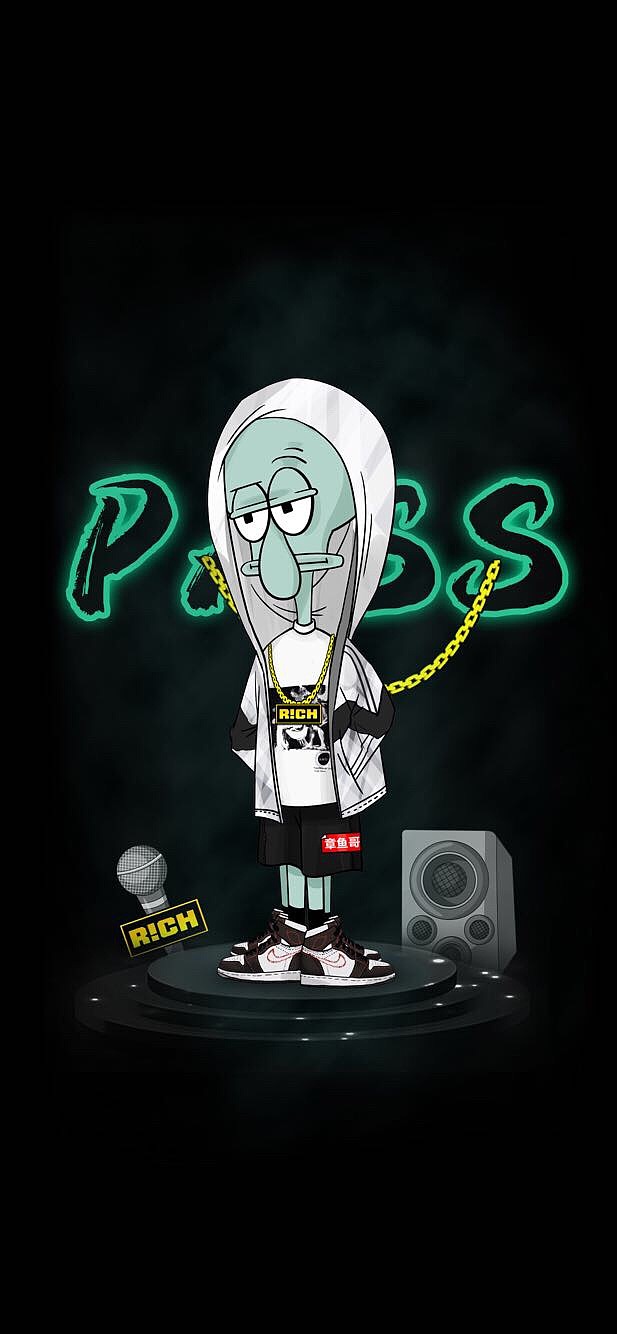 “海绵宝宝说唱组”（图ZMTcwMTAyNDYw） - 新锐潮流插画 - 站酷设计师LZXStudio原创素材 - 站酷ZCOOL