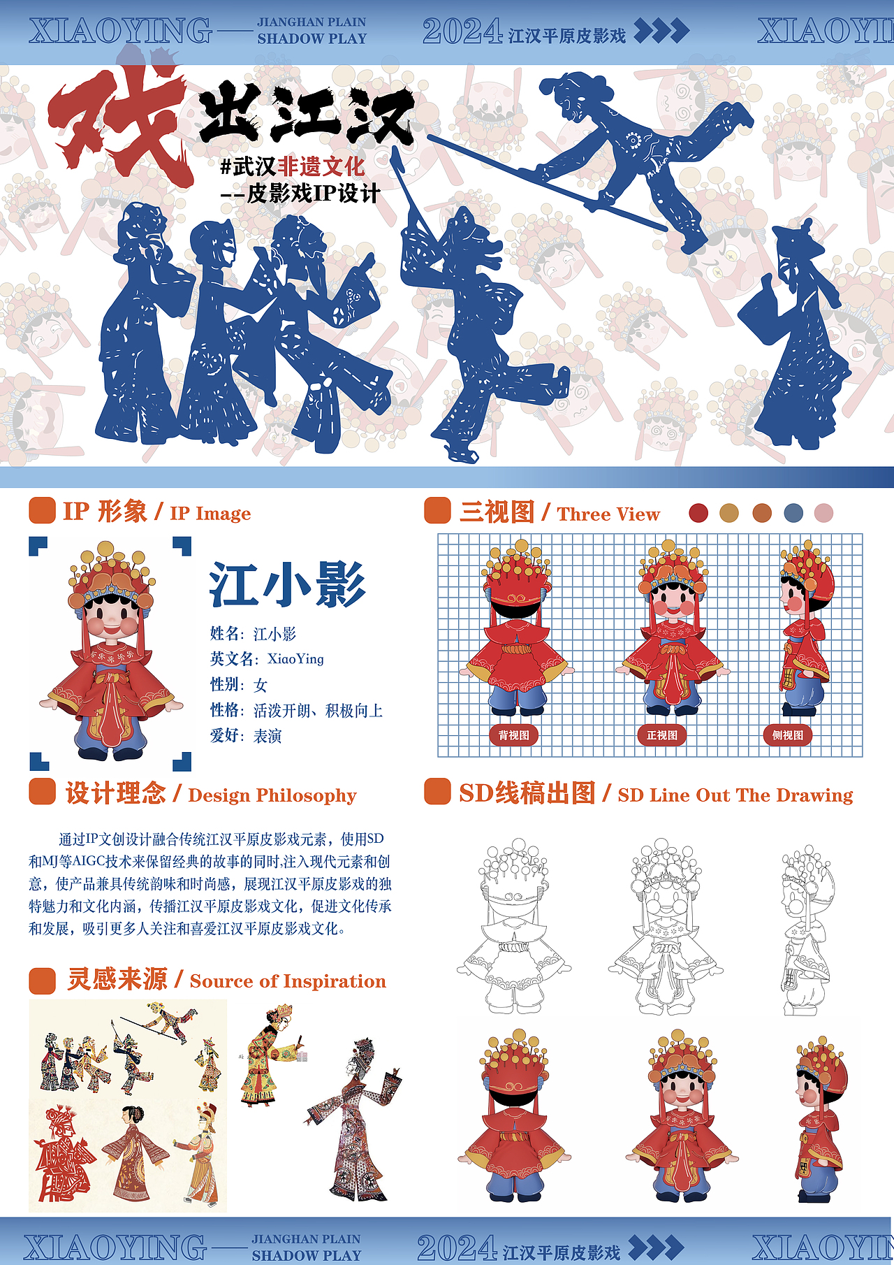 戏出江汉—江汉平原皮影戏IP设计（图ZMzczNzQzNzY0） - IP形象 - 站酷设计师呃彬啊原创素材 - 站酷ZCOOL