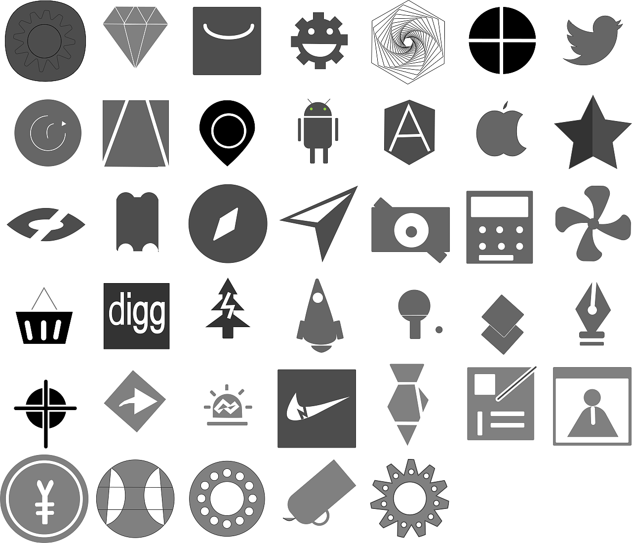 面性图标|ui|图标|菠萝菠萝蜜zz - 临摹作品 - 站酷 (zcool)