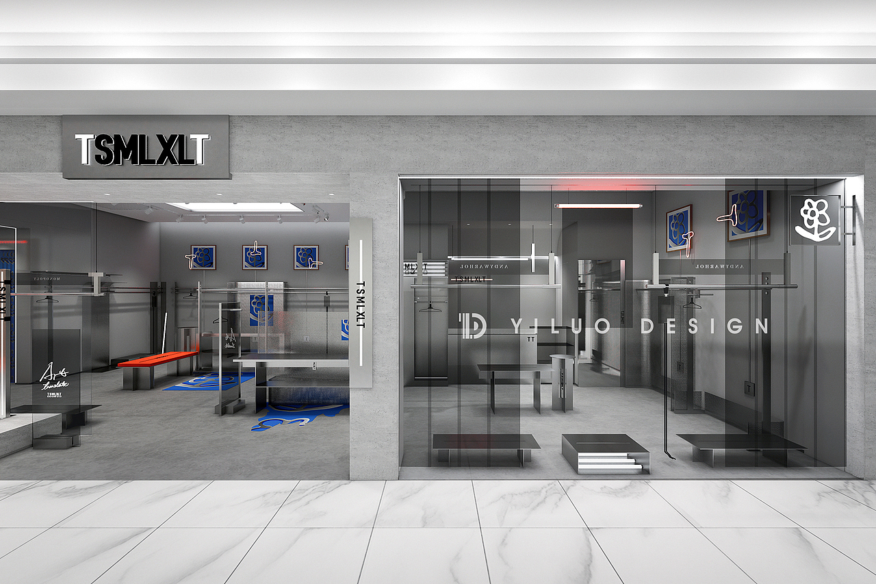 YLD STUDIO｜TSMLXLT潮牌空间形象研发设计（图ZMjY2OTY1MjA0） - 商业空间设计 - 站酷设计师一落设计事务所原创素材 - 站酷ZCOOL