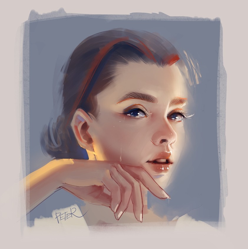 哭（图ZMTMwMDk2MTI=） - 创作习作 - 站酷设计师Peter肖吉原创素材 - 站酷ZCOOL