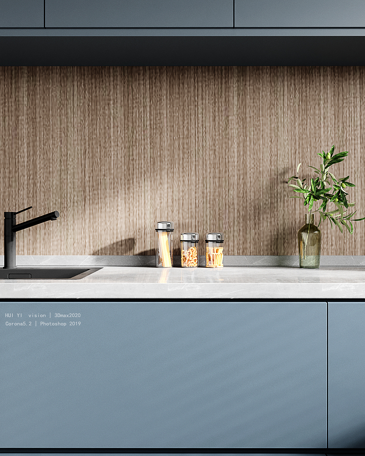 空间序列渲染——厨房篇01