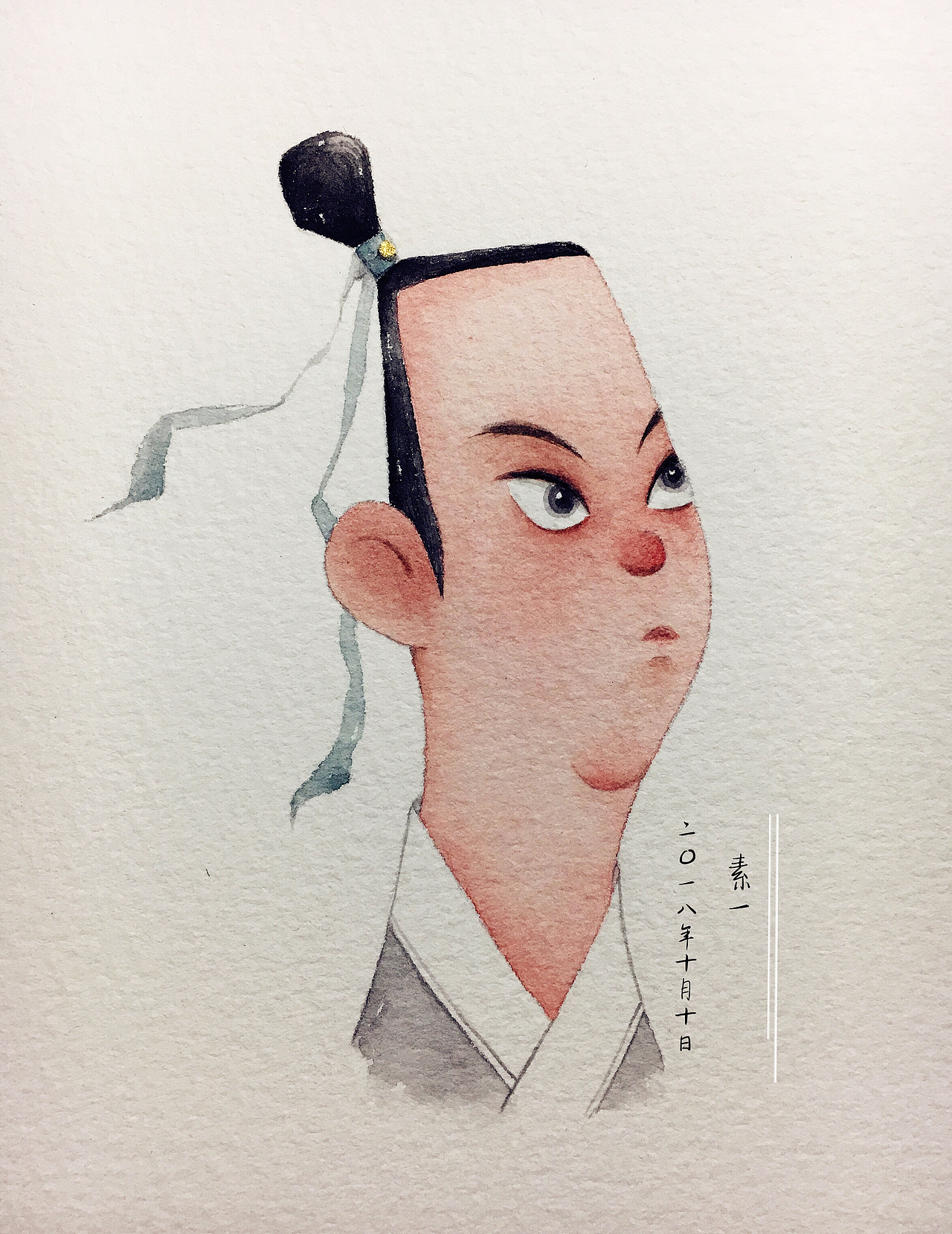 人物插画（图ZMTMxOTEzMDgw） - 儿童插画 - 站酷设计师素一Nana原创素材 - 站酷ZCOOL