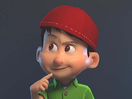 卡通人物 三维角色 3d建模 片头制作 影视动画人物建模