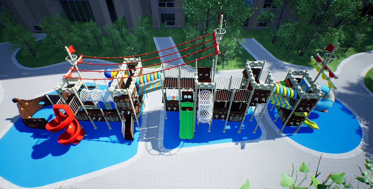 淘气堡作品图片（图ZMTkxMTg5NTE2） - 建筑/空间 - 站酷设计师匠人一心原创素材 - 站酷ZCOOL
