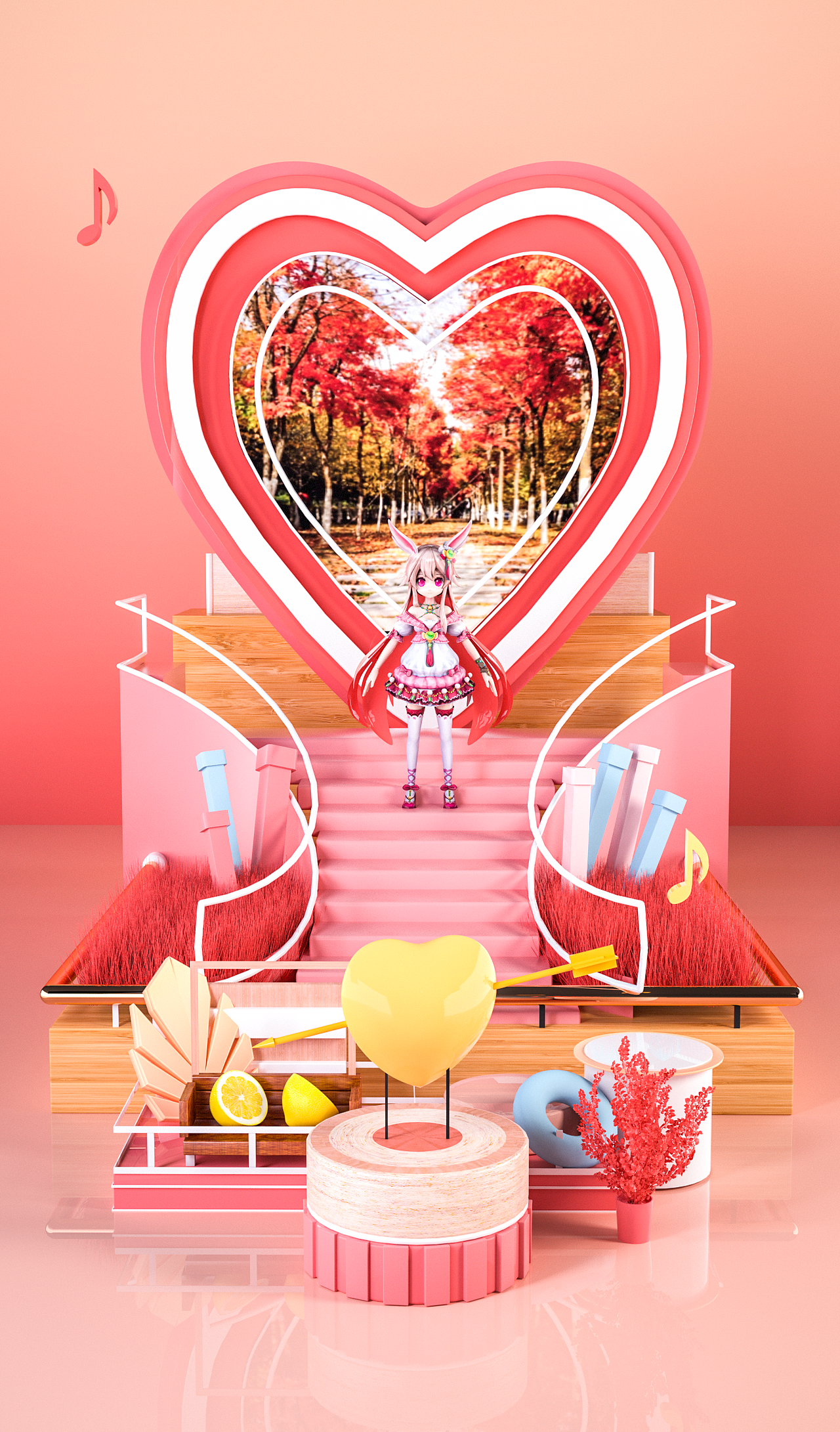 C4D场景渲染