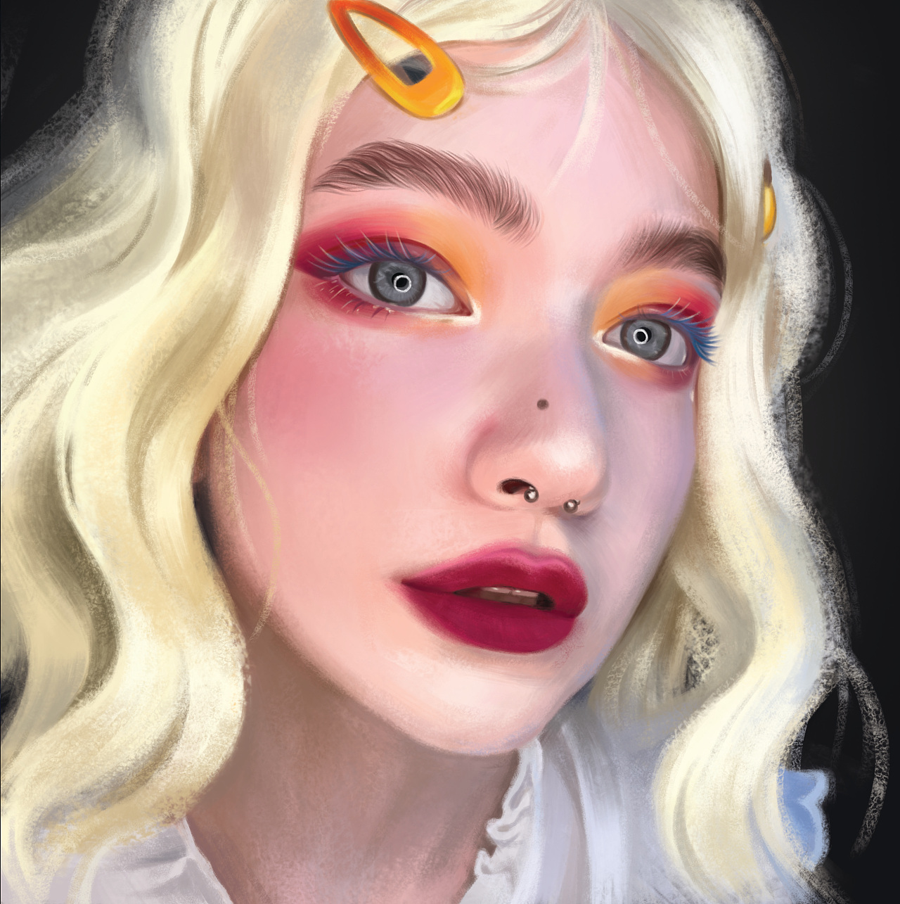 金发|插画|创作习作|这样的画 - 原创作品 - 站酷 (zcool)