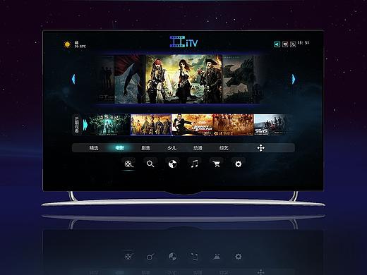 智能电视界面展示