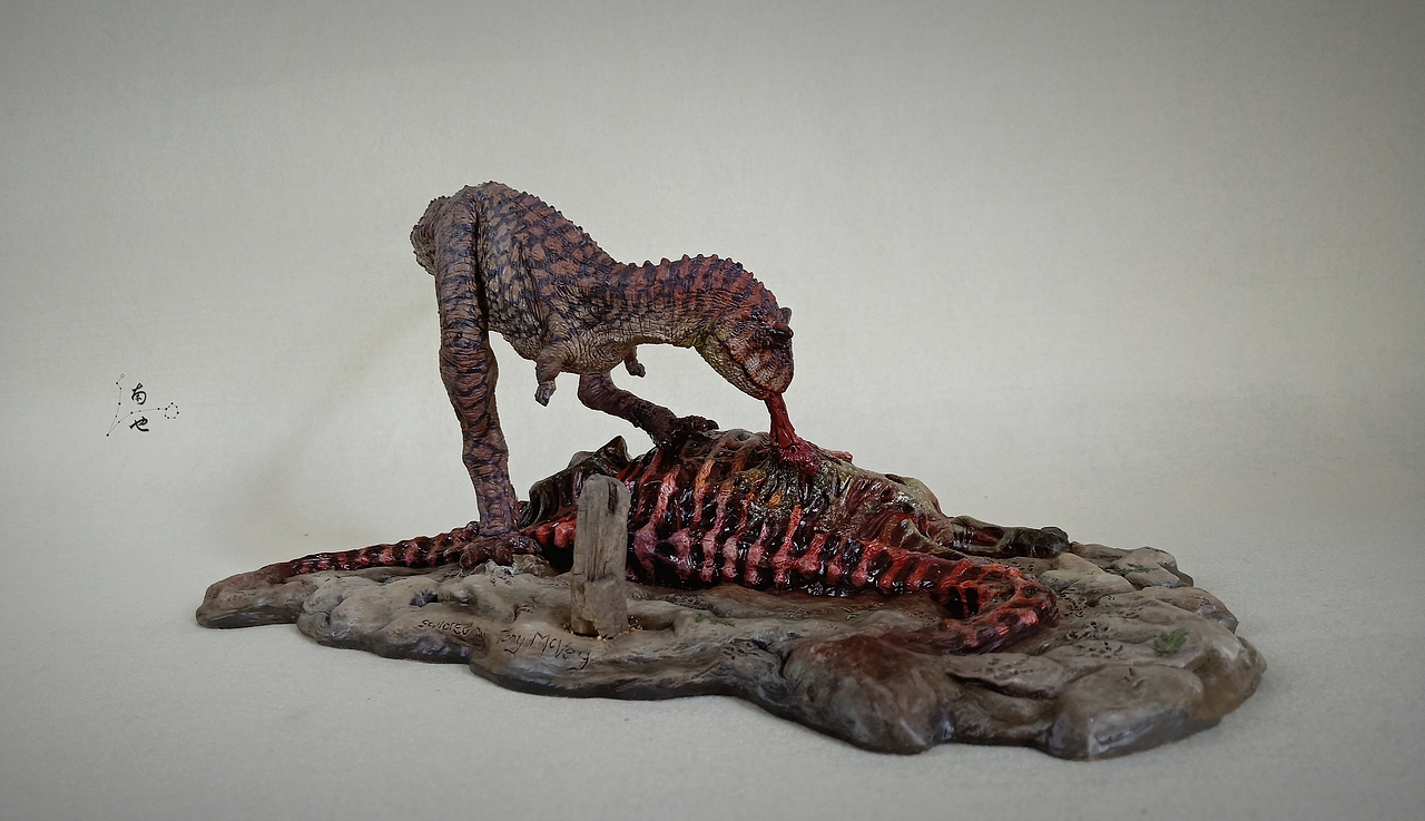 涂装作品丨Tony Mcvey 牛龙进食