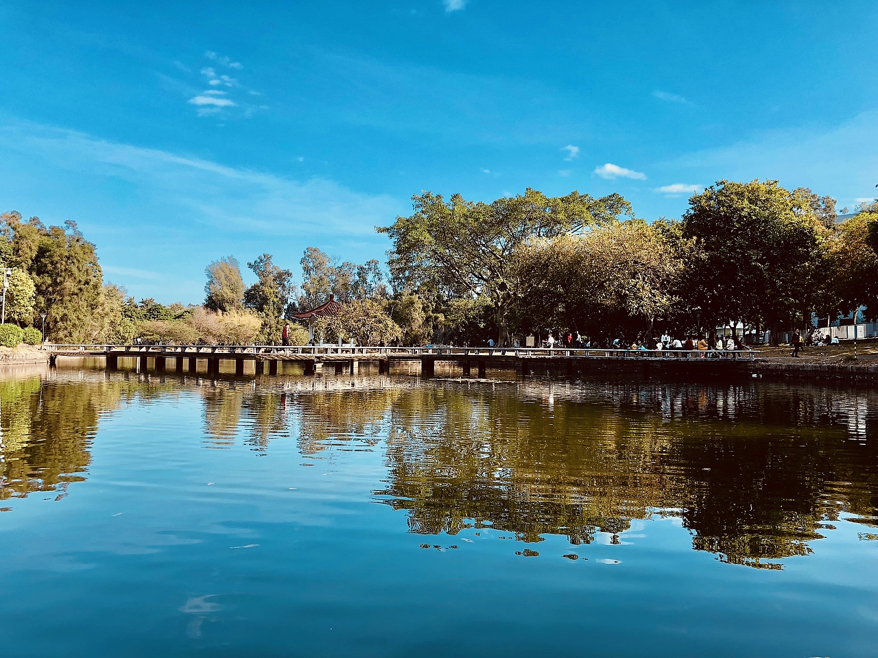 冬阳下的汕头大学