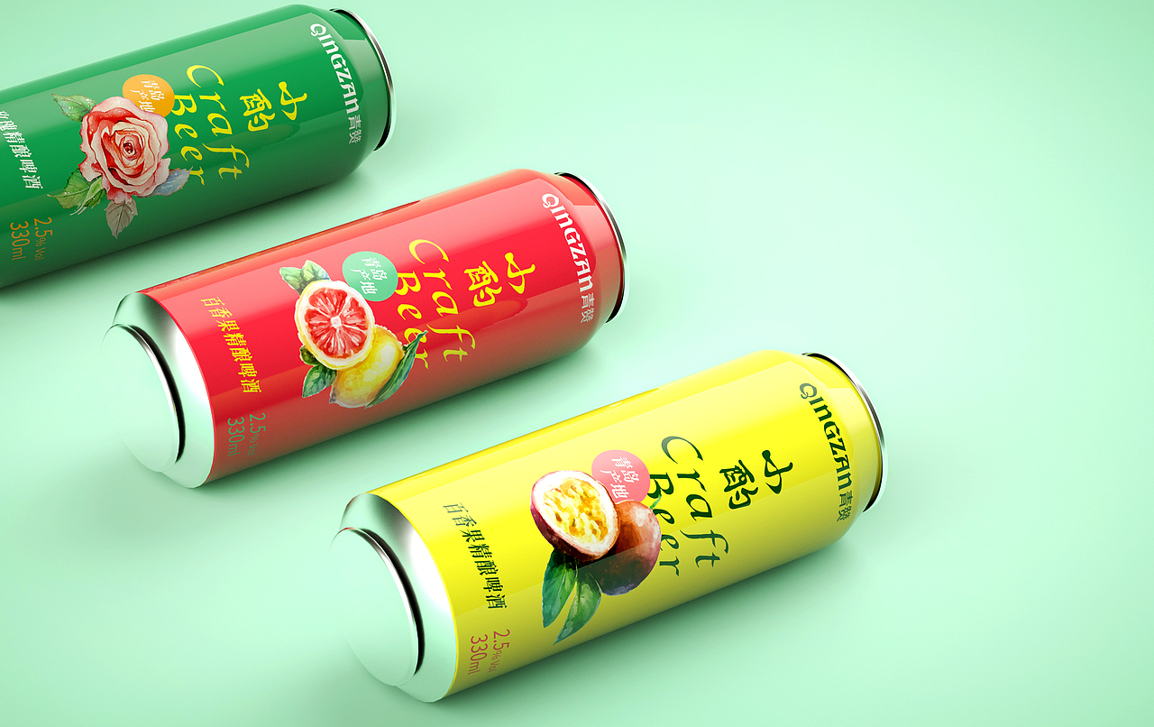 BAIXIANGGUO百香果——青赞果啤（图ZMjkwNzgzNjE2） - 包装 - 站酷设计师SN独立品牌设计原创素材 - 站酷ZCOOL