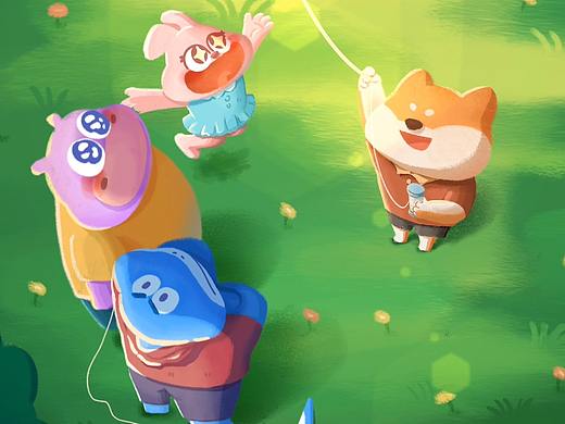 节气动态海报《春分》