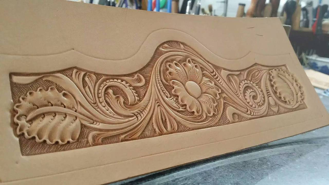 皮雕细图（图ZNjQyOTcyMzY=） - 工艺品设计 - 站酷设计师柒玥皮具工作室原创素材 - 站酷ZCOOL