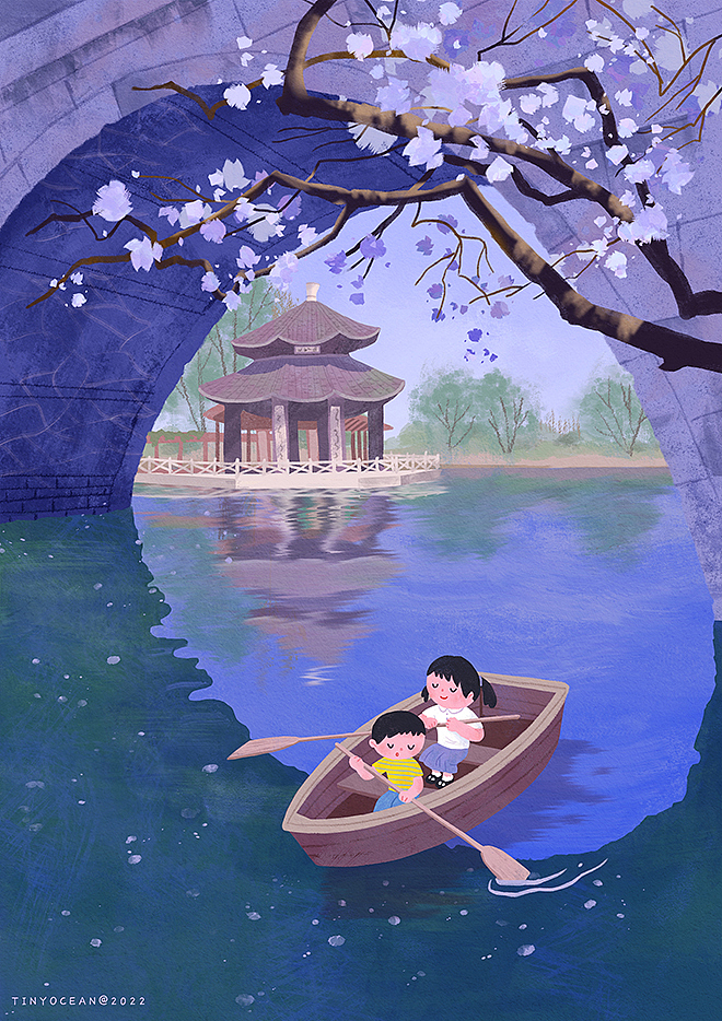 有我陪你长大/60天色彩速涂（图ZMzA0Nzc3MjI4） - 创作习作 - 站酷设计师豆丁洋原创素材 - 站酷ZCOOL