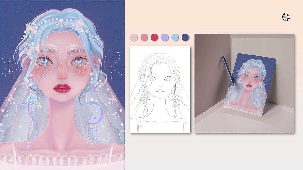 插画练习（图ZMzU0MjI5MzA0） - 创作习作 - 站酷设计师阿罗芬芬原创素材 - 站酷ZCOOL