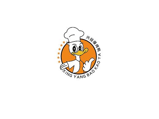 鸭标志logo设计图稿