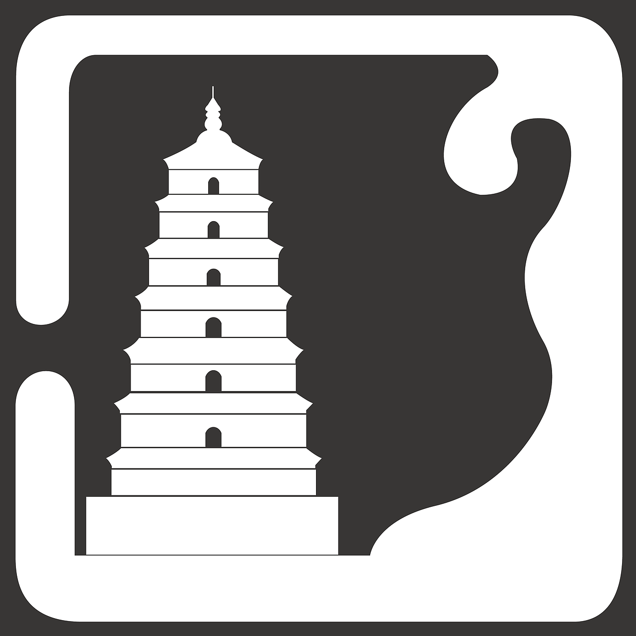 西安地铁三号线站点标识设计（图ZNTczMTQ5ODA=） - Logo - 站酷设计师ronghuiqiang原创素材 - 站酷ZCOOL