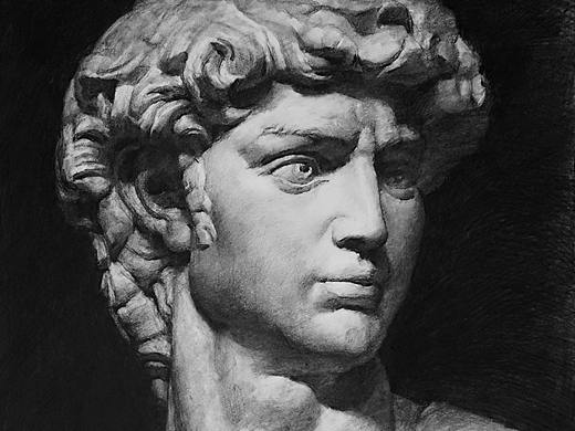 石膏像（个人主页-ZNDIwOTM5ODg=） - 绘画 - 站酷设计师周陈瑜原创素材 - 站酷ZCOOL