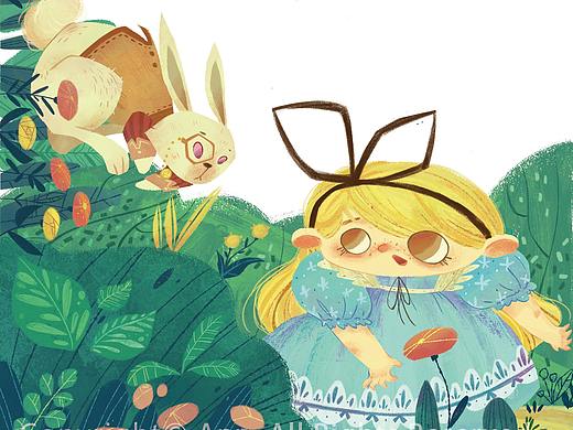 爱丽丝（个人主页-ZNDkzMzA3ODA=） - 儿童插画 - 站酷设计师安宣宣原创素材 - 站酷ZCOOL