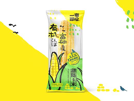 一亩粮仓 × 五颗蛋 | 有机玉米包装设计