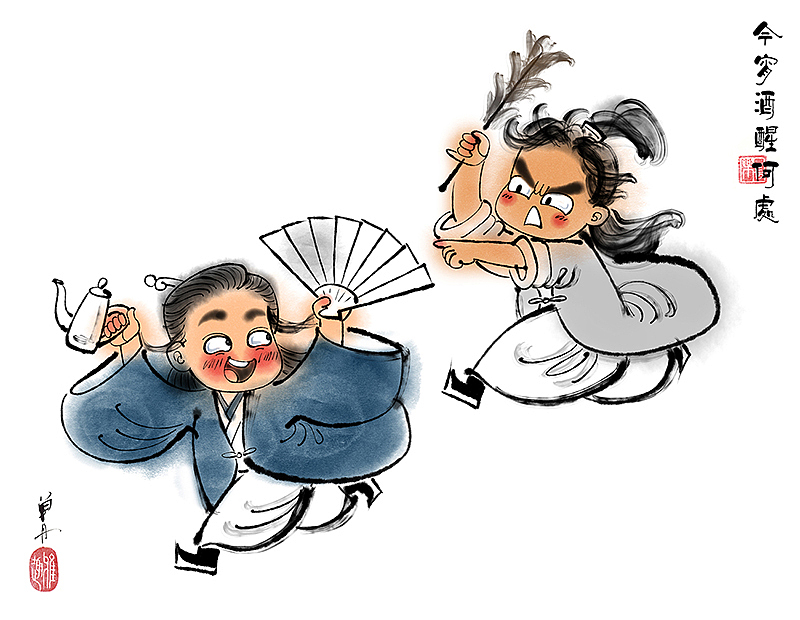 《山河令》百图计划第一弹！（图ZMjUxOTI5MTM2） - 创作习作 - 站酷设计师单丹丹SHAN原创素材 - 站酷ZCOOL