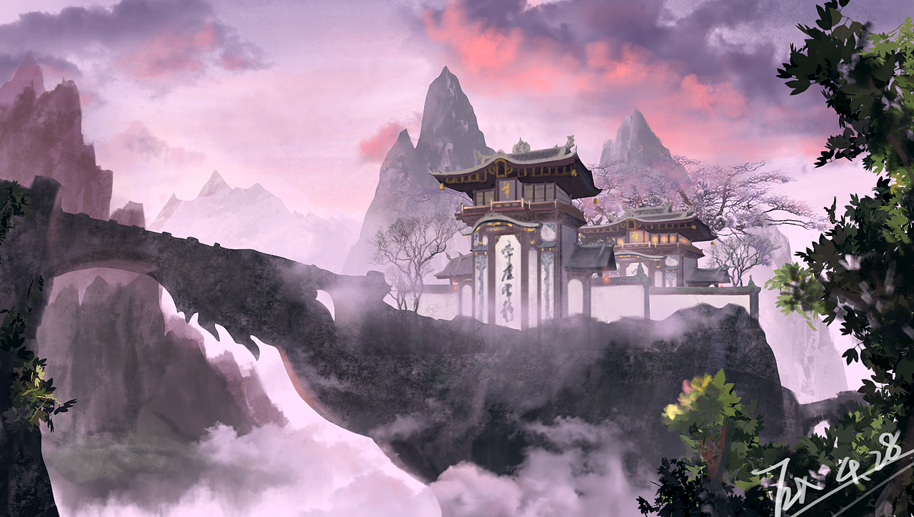 概念场景概念插画设计练习