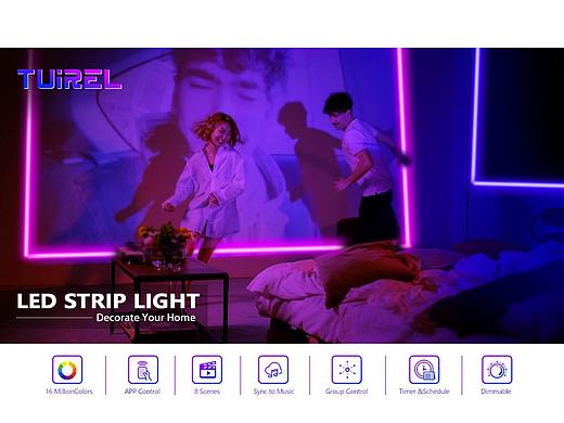 亚马逊、灯带、视觉、设计