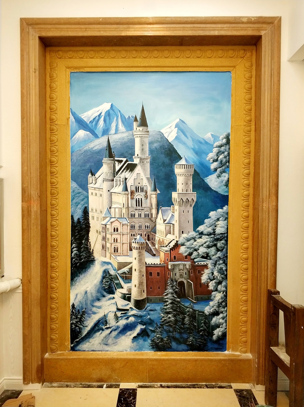 新天鵝石城堡。（圖ZMTQ2MDA4NDQ4） - 繪畫 - 站酷設(shè)計(jì)師故城清揚(yáng)原創(chuàng)素材 - 站酷ZCOOL