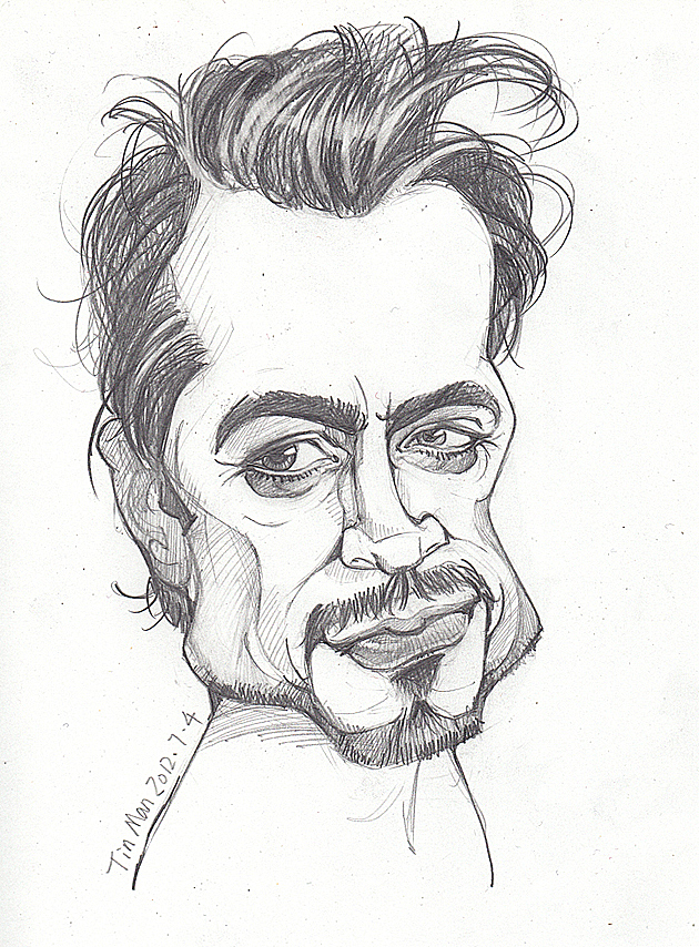 夸张肖像-我喜欢的明星