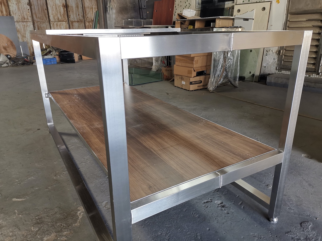 酒店折叠明档布菲台定制 自助餐台设备制作自助取餐台