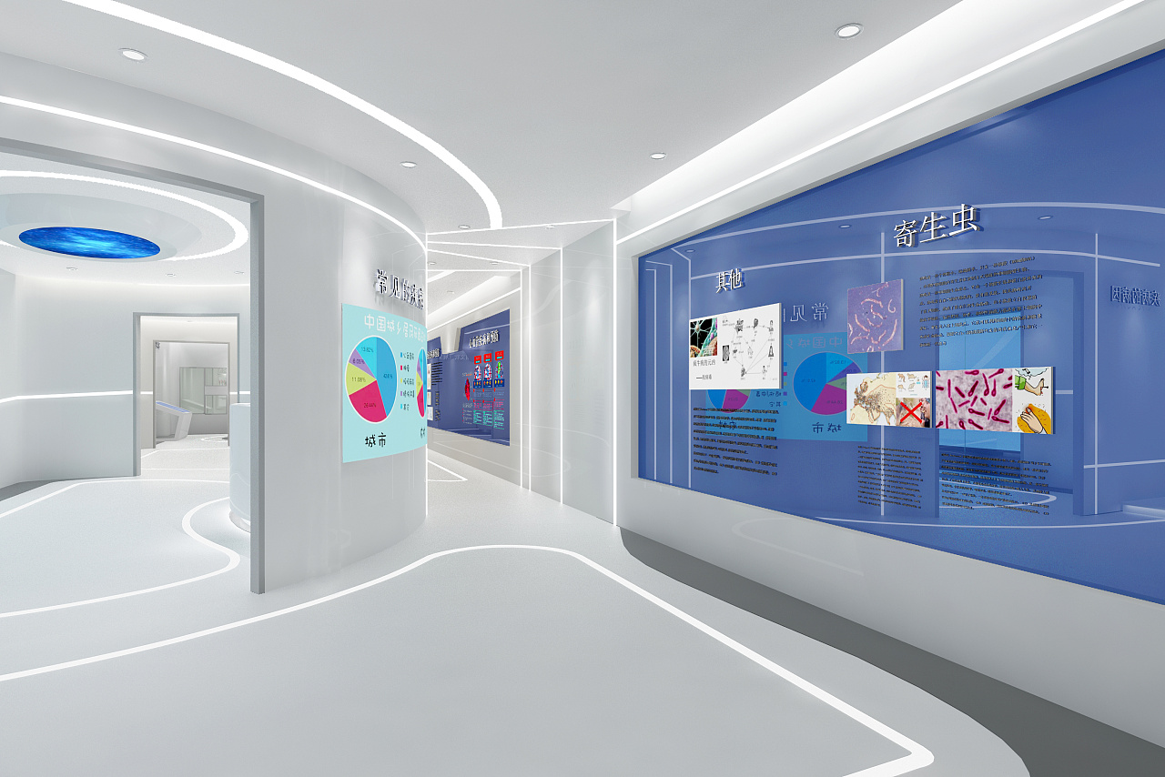 xx科技馆(疾病科普馆)|空间|展陈设计|ljc1113 - 原创作品 - 站酷
