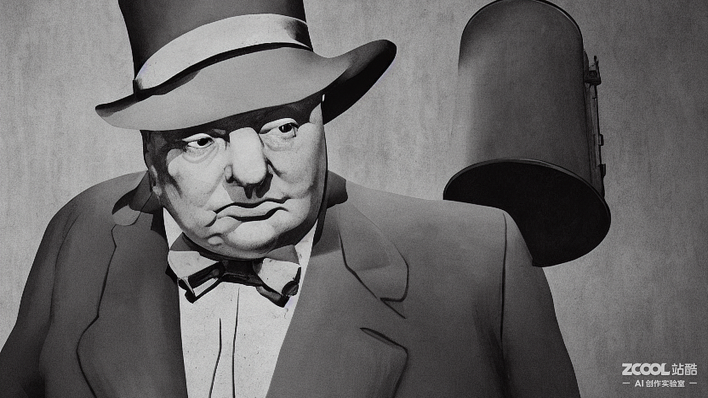 #AI创作实验室#丘吉尔铁幕演说（图ZMzE4ODE3OTI0） - AI作品 - 站酷设计师Z130938309原创素材 - 站酷ZCOOL