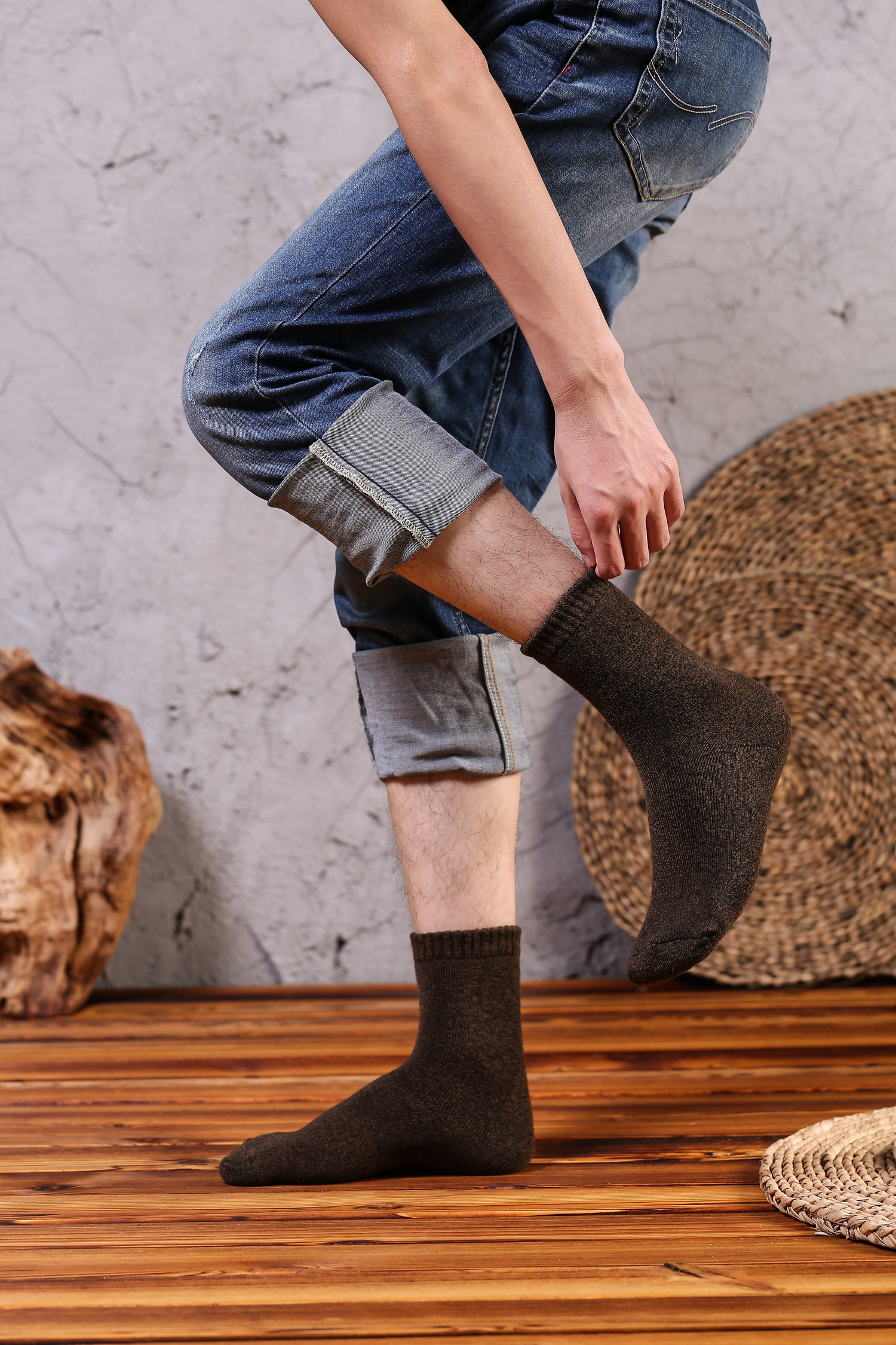 男士短袜/日系袜子拍摄