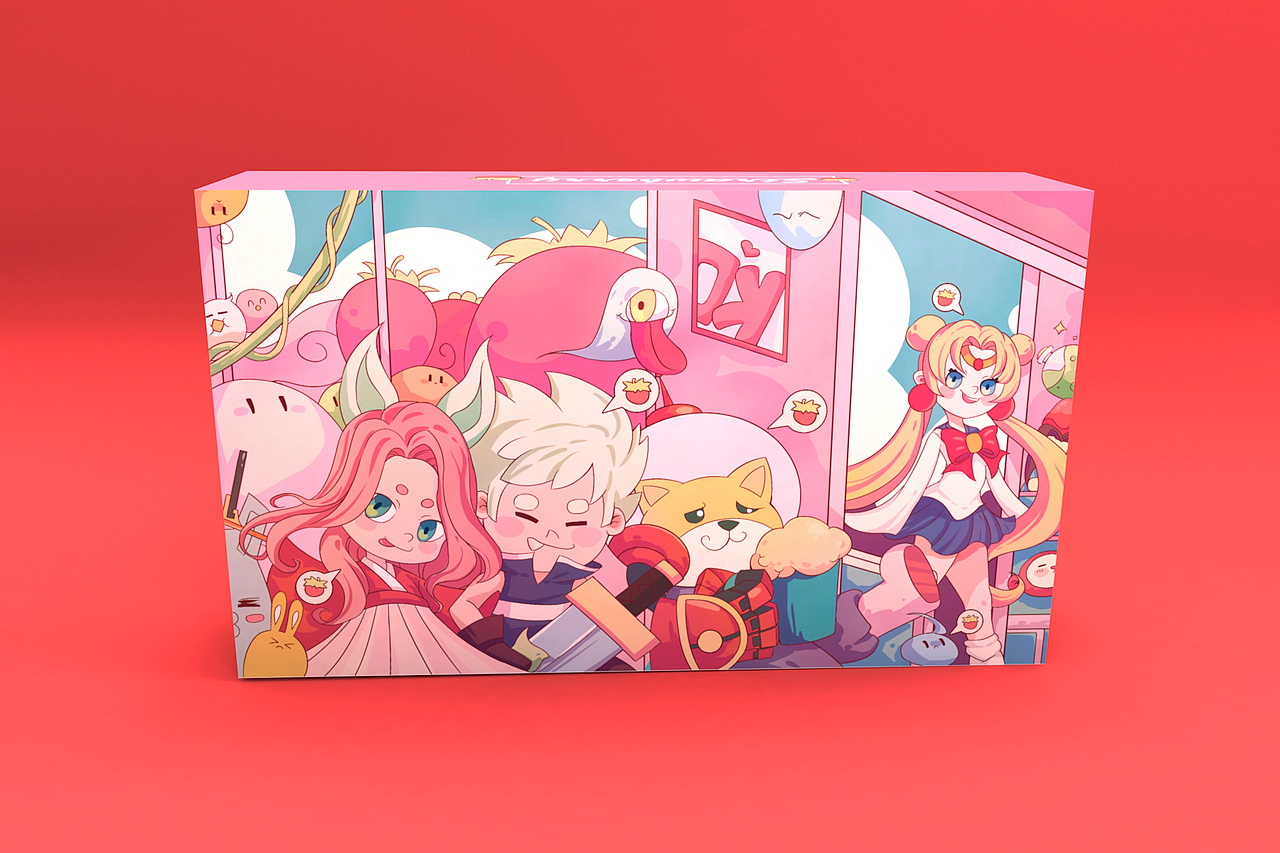 草莓创意手绘包装盒（图ZMTMzMzQxODY0） - 包装 - 站酷设计师造物视觉品牌设计原创素材 - 站酷ZCOOL