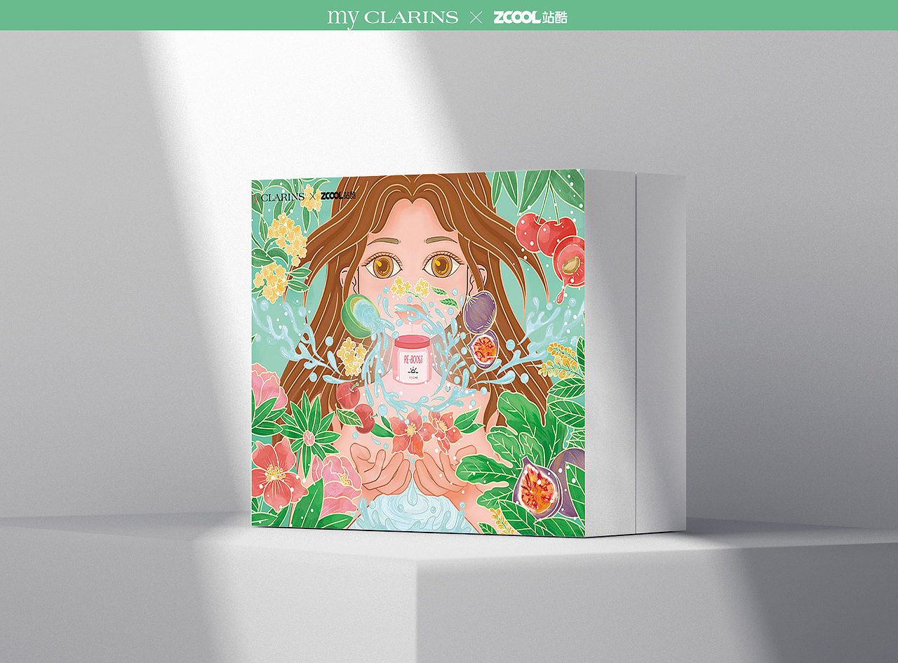 「my CLARINS寻找天然好食肌」（图ZMjk4NjYzOTky） - 海报 - 站酷设计师王两亿Wly原创素材 - 站酷ZCOOL