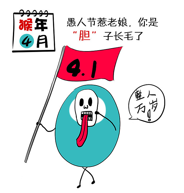 【零元素】【小零漫画】论猴年与蛋如何结合