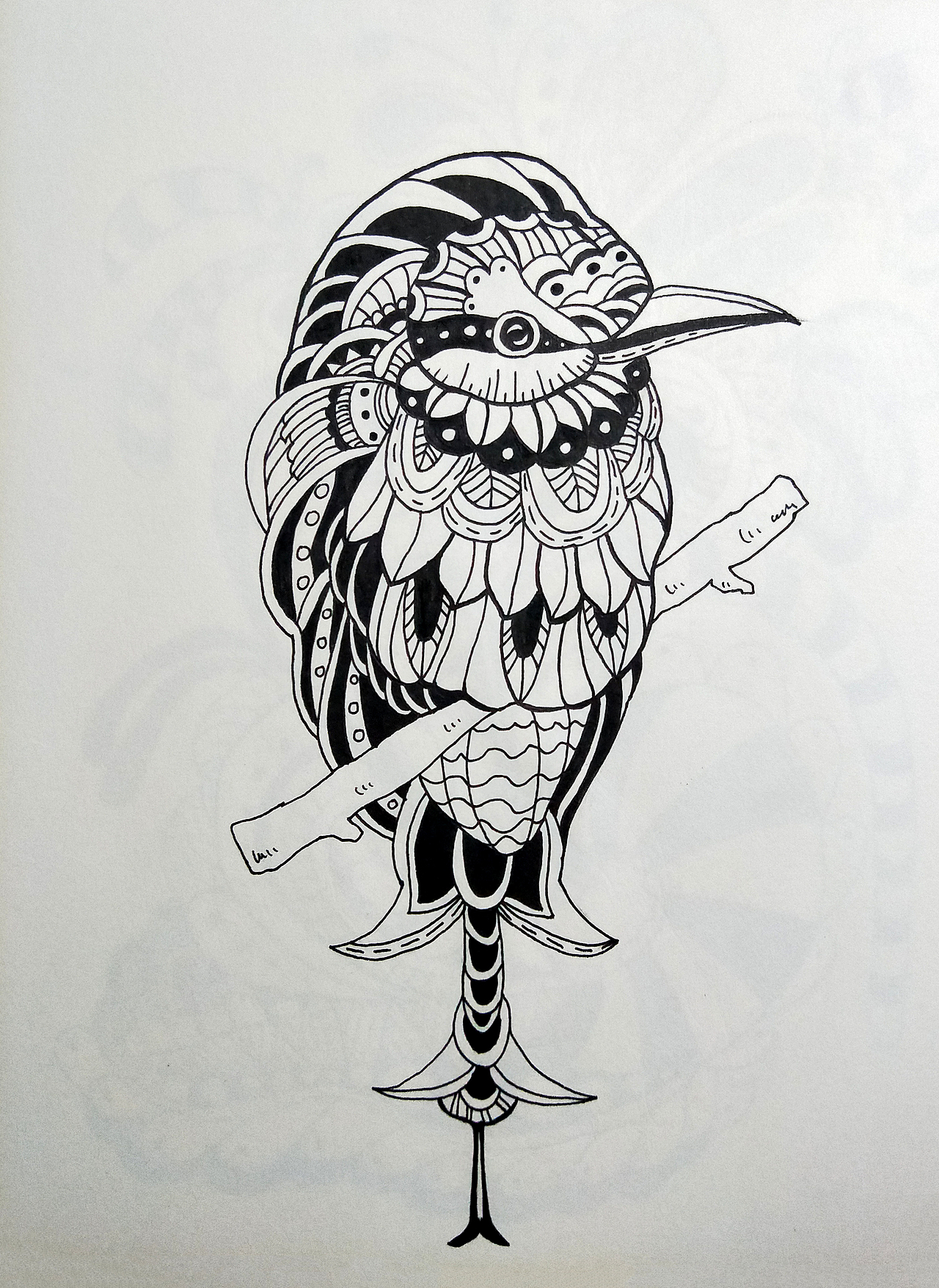 手绘黑白装饰插画（图ZMTI3NTQxNTYw） - 创作习作 - 站酷设计师小惠惠Y原创素材 - 站酷ZCOOL