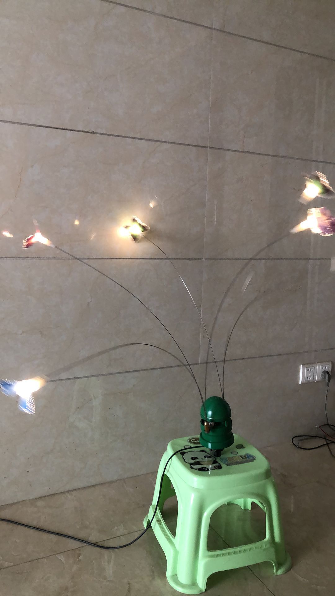 互动蝴蝶灯 互动萤火虫灯 铭星灯光工厂园林景观设计