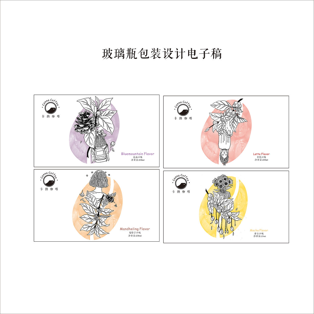 卡纳咖啡系列作品 | 平面产品包装毕业设计展