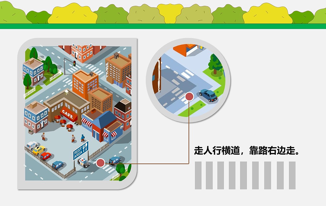 卡通可爱儿童校园安全教育培训课件PPT模板