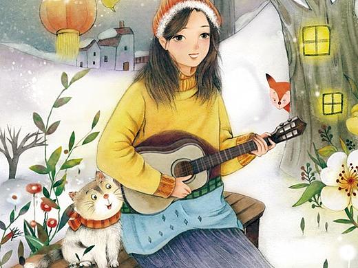 青春少年插画