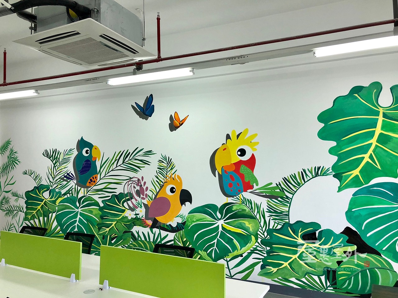 华元集团杭州总部办公空间墙绘