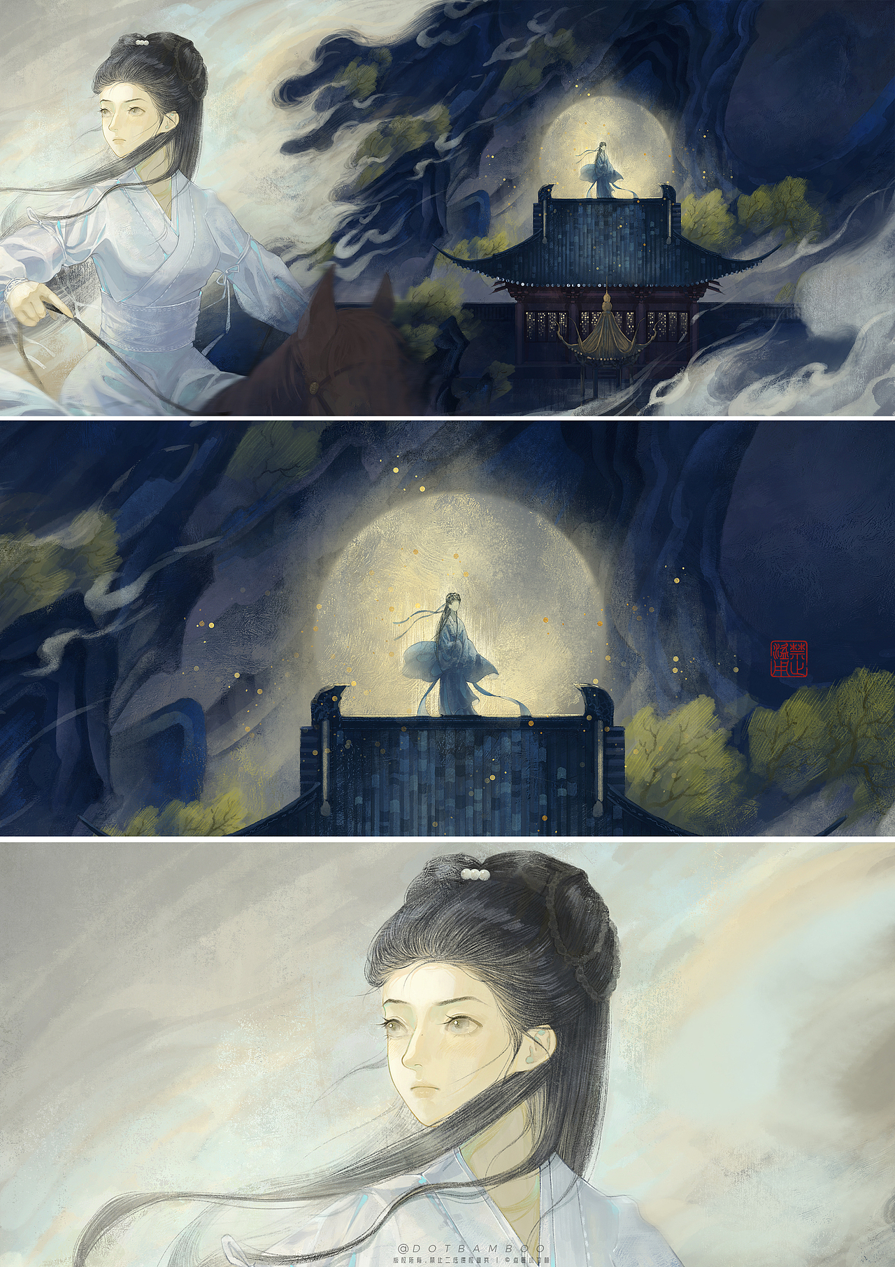 小龍女古風(fēng)小長卷（圖ZMzc2MDI1NDY0） - 創(chuàng)作習(xí)作 - 站酷設(shè)計師點(diǎn)哥小竹林原創(chuàng)素材 - 站酷ZCOOL