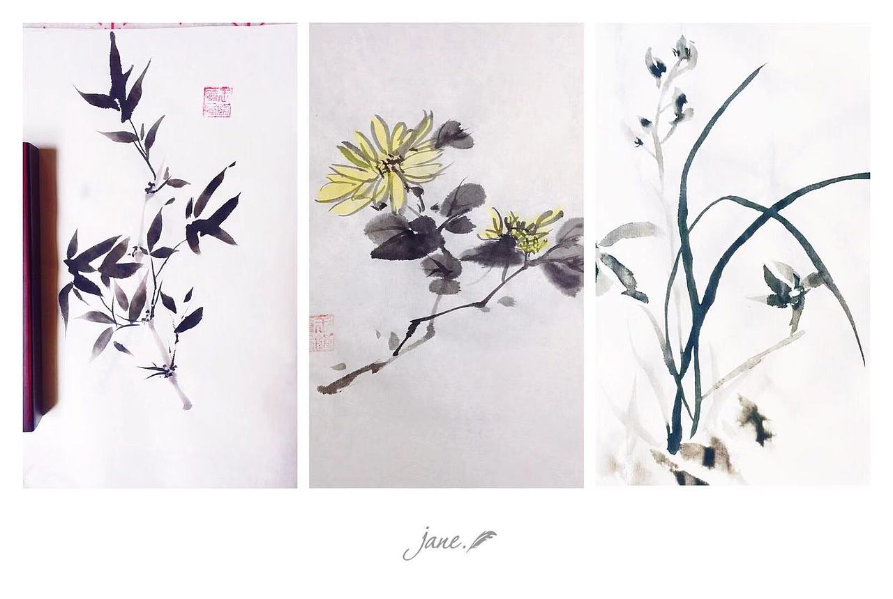 初学国画（图ZMTM3MDUwNjA4） - 绘画 - 站酷设计师W燚鑫原创素材 - 站酷ZCOOL