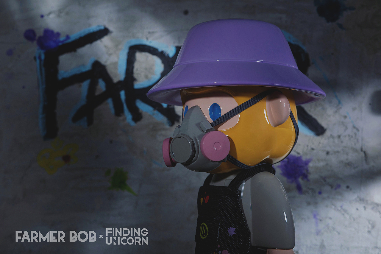 【潮玩摄影】FARMER BOB 涂鸦师（图ZMjcxMTQxMTUy） - 产品摄影 - 站酷设计师silvi丁原创素材 - 站酷ZCOOL