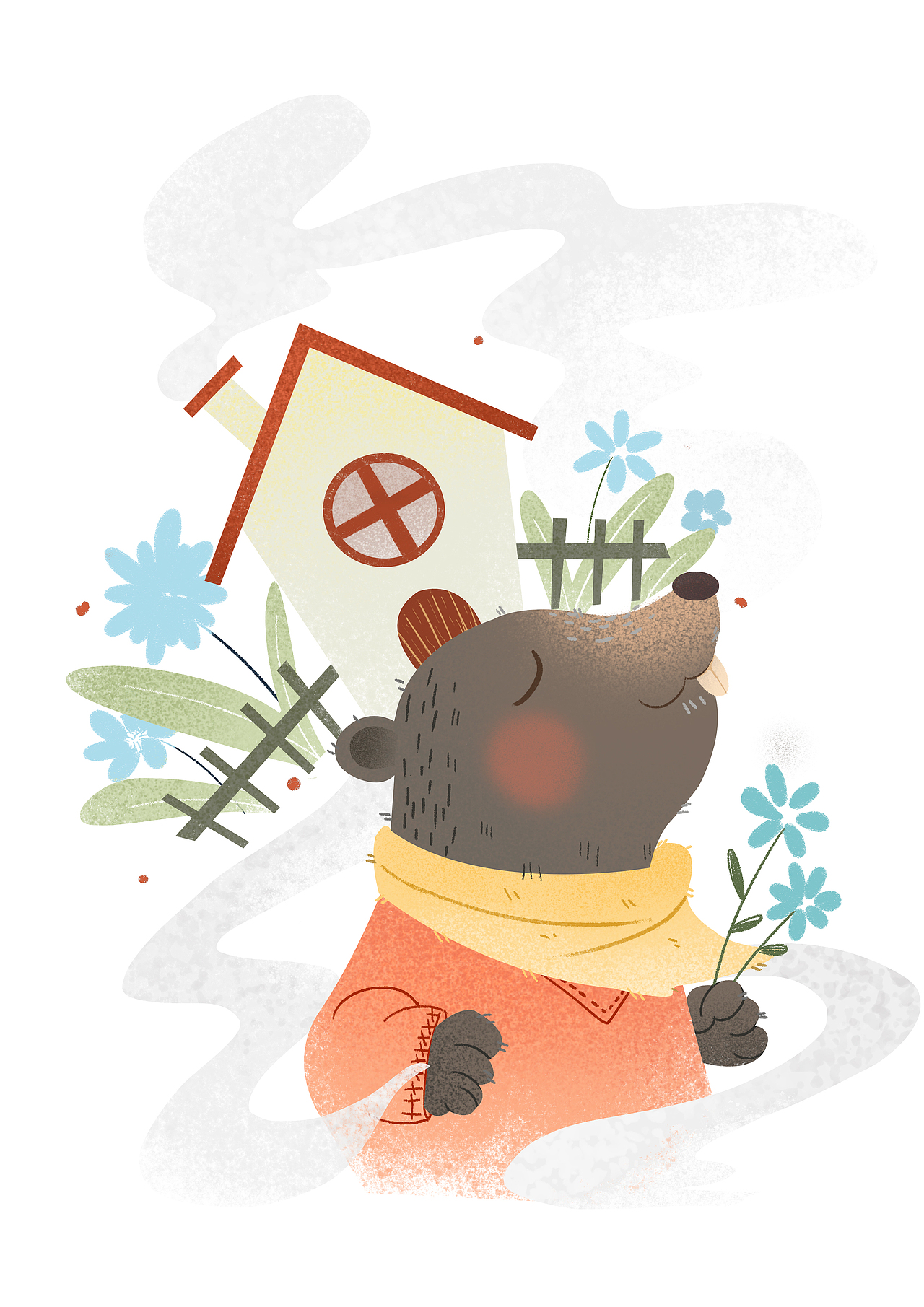 简约风插图（图ZMjY5MjYyNzA0） - 儿童插画 - 站酷设计师春秋笔绘原创素材 - 站酷ZCOOL
